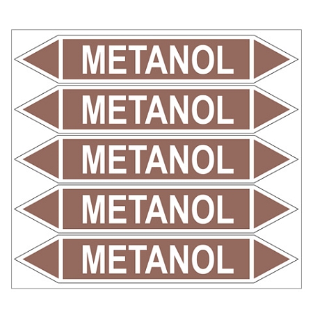 Značení potrubí, metanol